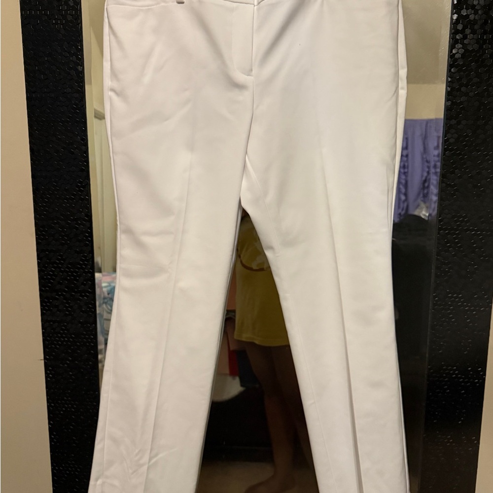 Elegant White Women's Trousers